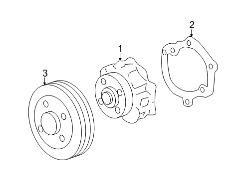 2014 Buick LaCrosse Water Pump Diagram 2 - Thumbnail