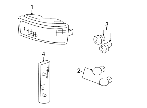 1995 Chevy K2500 Park Lamps Diagram 2 - Thumbnail