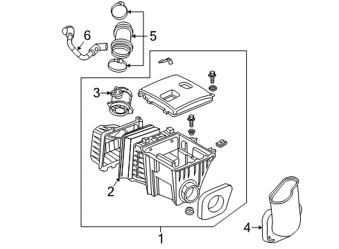 2004 Buick Rendezvous Filters Diagram