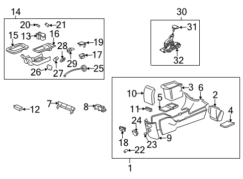 2001 Chevy Impala Gear Shift Control - AT Diagram