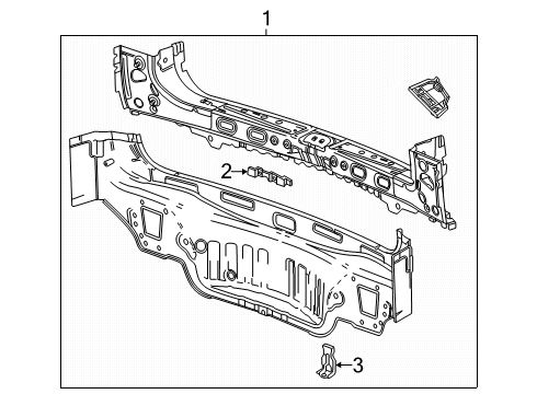 2025 Buick Enclave Rear Body Diagram