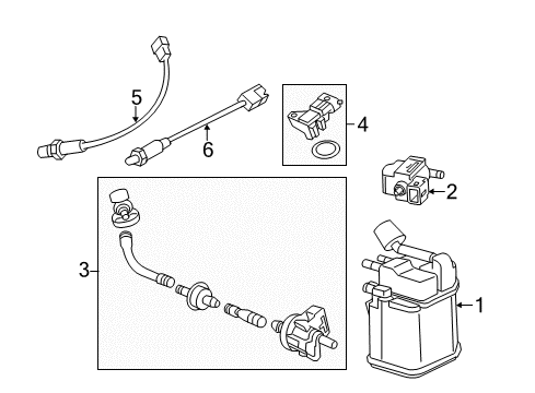 2013 Buick Encore Solenoid Valve Diagram for 55574902