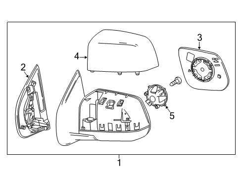 2019 Chevy Colorado Mirrors Diagram