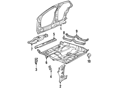 1992 Cadillac Seville Rocker Panel Diagram