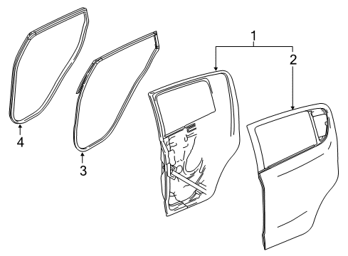 2016 Chevy Sonic Door & Components Diagram 2 - Thumbnail