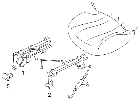 2005 Pontiac Sunfire Tracks & Components Diagram 2 - Thumbnail