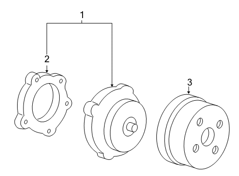 2006 Pontiac Montana Water Pump Diagram