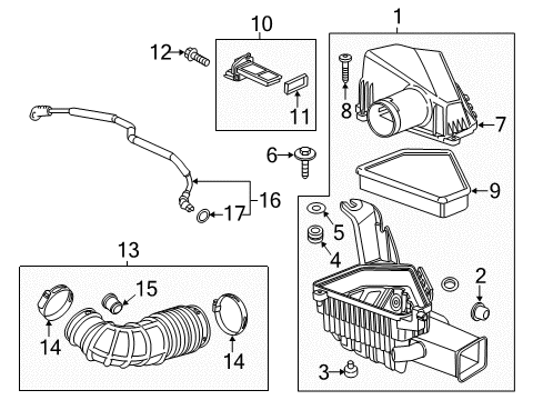 2013 Cadillac CTS Filters Diagram 2 - Thumbnail