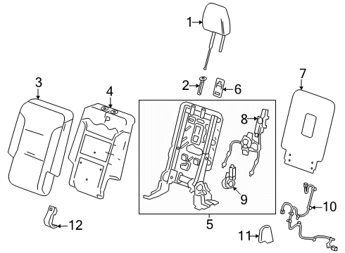 2025 Chevy Traverse Power Seats Diagram 4 - Thumbnail