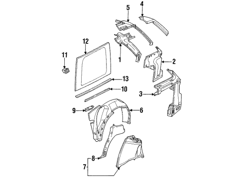 1993 Saturn SW2 Pressure Valve Diagram for 21109865