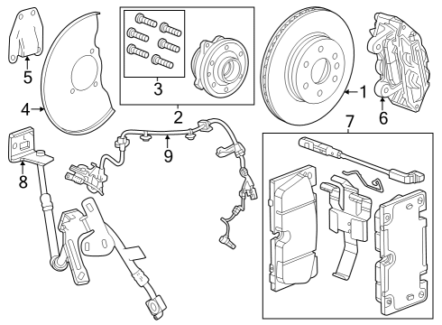 2023 Chevy Colorado Anti-Lock Brakes Diagram