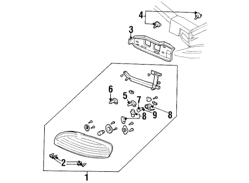 1996 Chevy Monte Carlo Bulbs Diagram