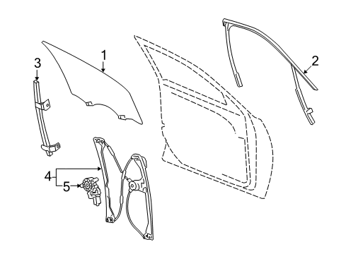 2015 Buick LaCrosse Front Door Diagram