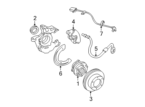 1996 Chevy C2500 Front Brakes Diagram 3 - Thumbnail