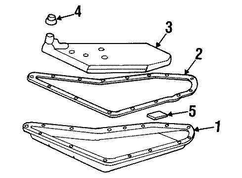 1994 Pontiac Grand Am Filter Seal Diagram for 8652898