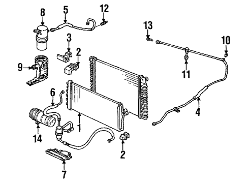 1992 Cadillac Seville Control Valve Diagram for 10027604