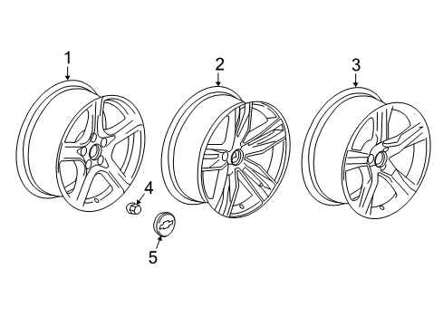 2019 Chevy Camaro Wheels Diagram