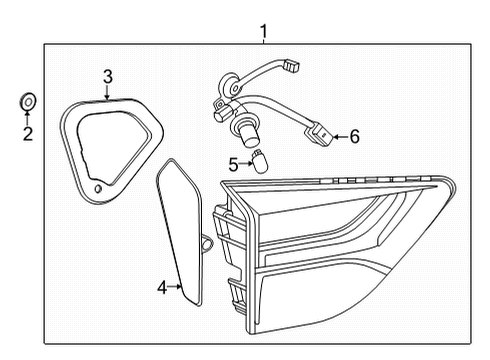 2024 Chevy Trailblazer Backup Lamps Diagram