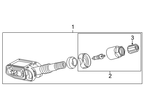 2020 Chevy Camaro Tire Pressure Monitoring Diagram 2 - Thumbnail