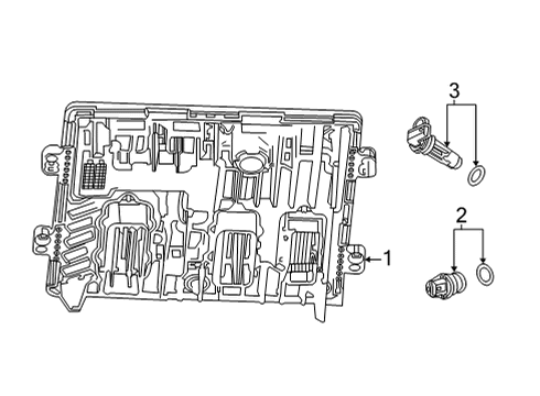 2024 GMC Sierra 2500 HD ECM Diagram for 12728504