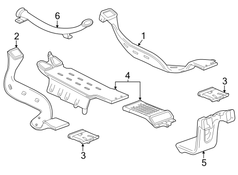 2024 GMC Sierra 1500 Ducts Diagram 4 - Thumbnail