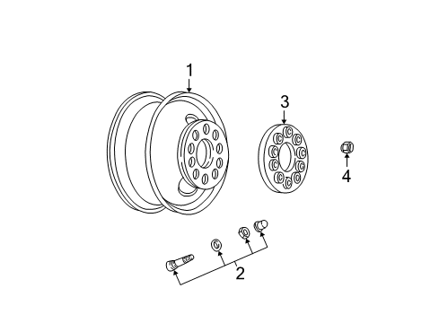 1995 Chevy C2500 Ring Diagram for 349071