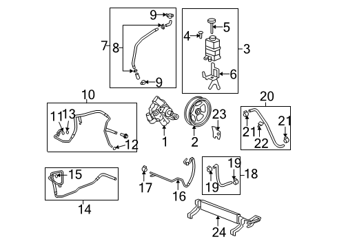 Clamp, Hydraulic Steering Pump Pipe Diagram for 11517127