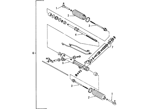 1990 Oldsmobile Toronado P/S Pump & Hoses Diagram