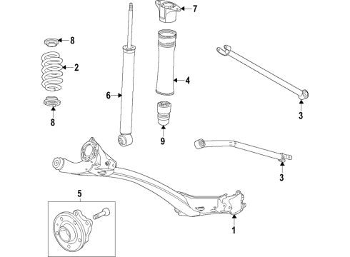2021 Buick Encore GX Rear Suspension Diagram
