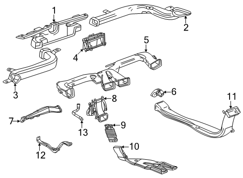 2024 Buick Envision Ducts Diagram