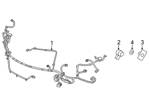 2020 Buick Encore GX Harness, Front Diagram for 42760921
