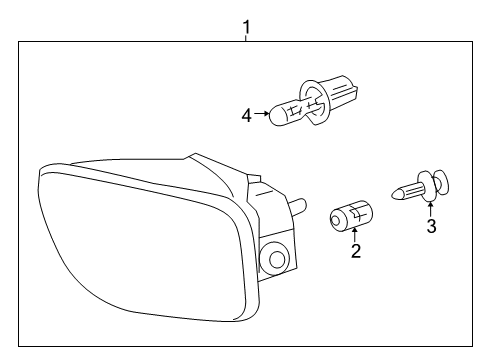 2004 Chevy Trailblazer EXT Fog Lamps Diagram