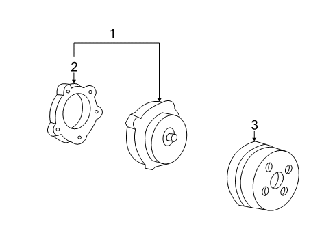 2006 Chevy Uplander Water Pump Diagram