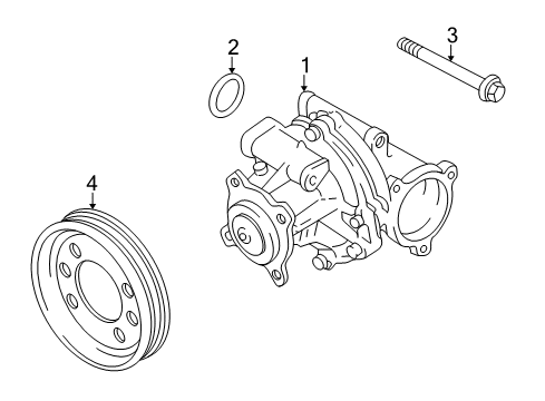 1999 Chevy Tracker Water Pump Diagram 2 - Thumbnail