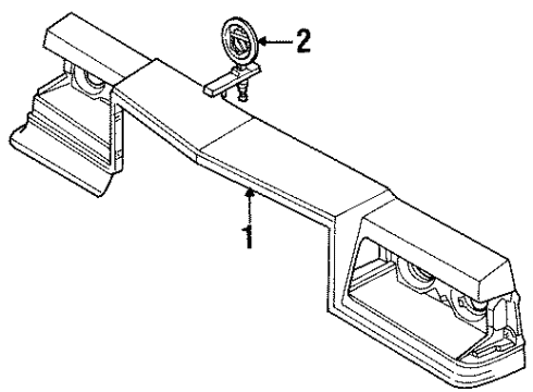 1984 Buick LeSabre Front Panel Diagram