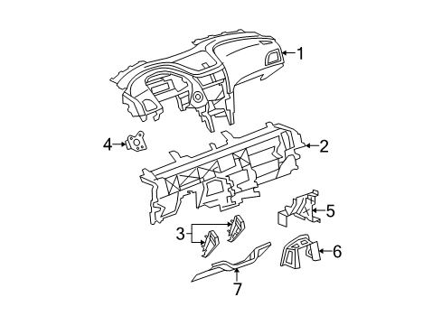 2008 Chevy Malibu Instrument Panel Diagram