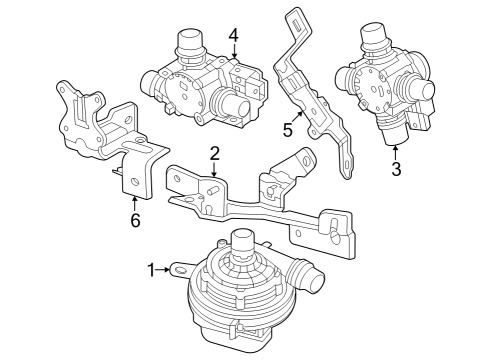 2023 Cadillac LYRIQ Control Valve Diagram for 13552746