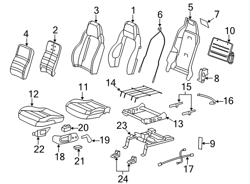 2012 Chevy Corvette Power Seats Diagram