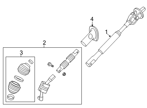 2017 Chevy Silverado 1500 Lower Steering Column Diagram