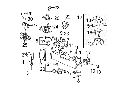 2005 Saturn Ion Transaxle Diagram for 55563239