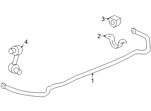 2006 Cadillac STS Stabilizer Bar & Components Diagram 6 - Thumbnail