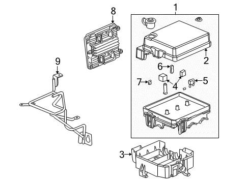 2003 Saturn Ion Electrical Components Diagram 4 - Thumbnail