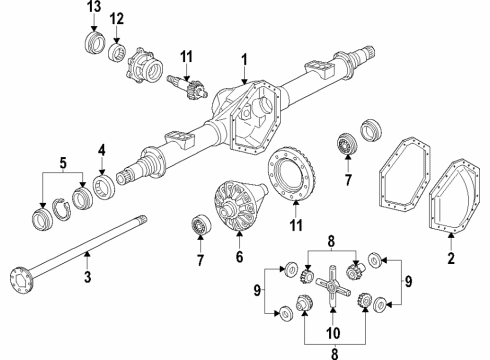 2006 Chevy Express 3500 Rear Axle Diagram