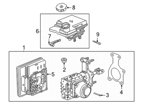 2024 GMC Hummer EV SUV Dash Panel Components Diagram