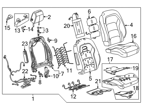 2023 Chevy Camaro Heated Seats Diagram
