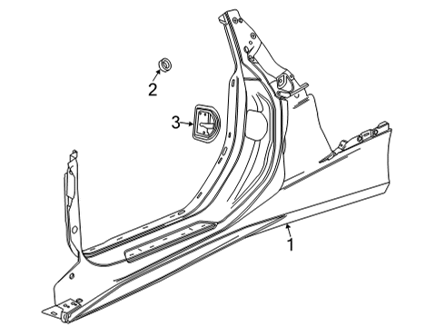 2025 Chevy Corvette Aperture Panel Diagram
