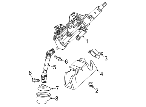 2016 Buick LaCrosse Insulator Diagram for 13352145