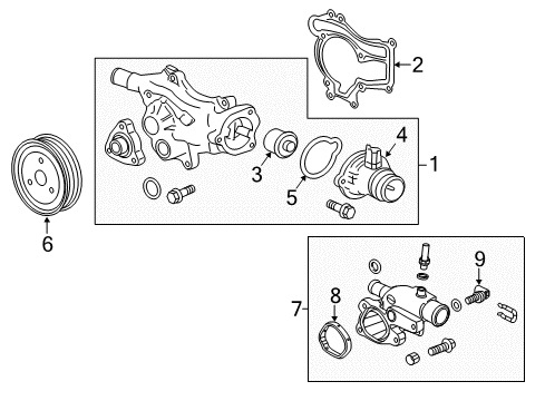 2012 Chevy Volt Water Pump Diagram