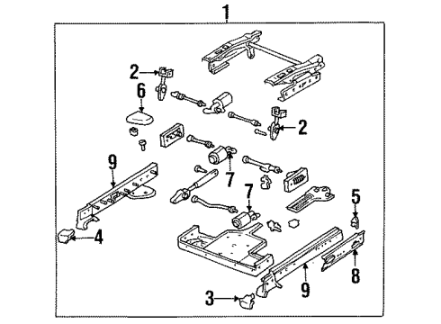 2002 Oldsmobile Aurora Power Seats Diagram 3 - Thumbnail