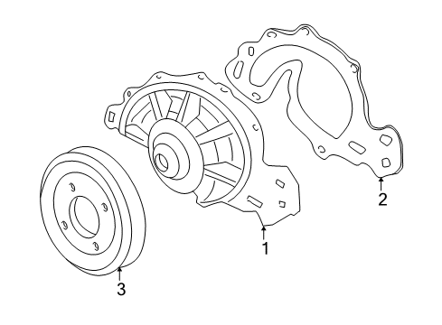 2000 Buick Century Water Pump Diagram